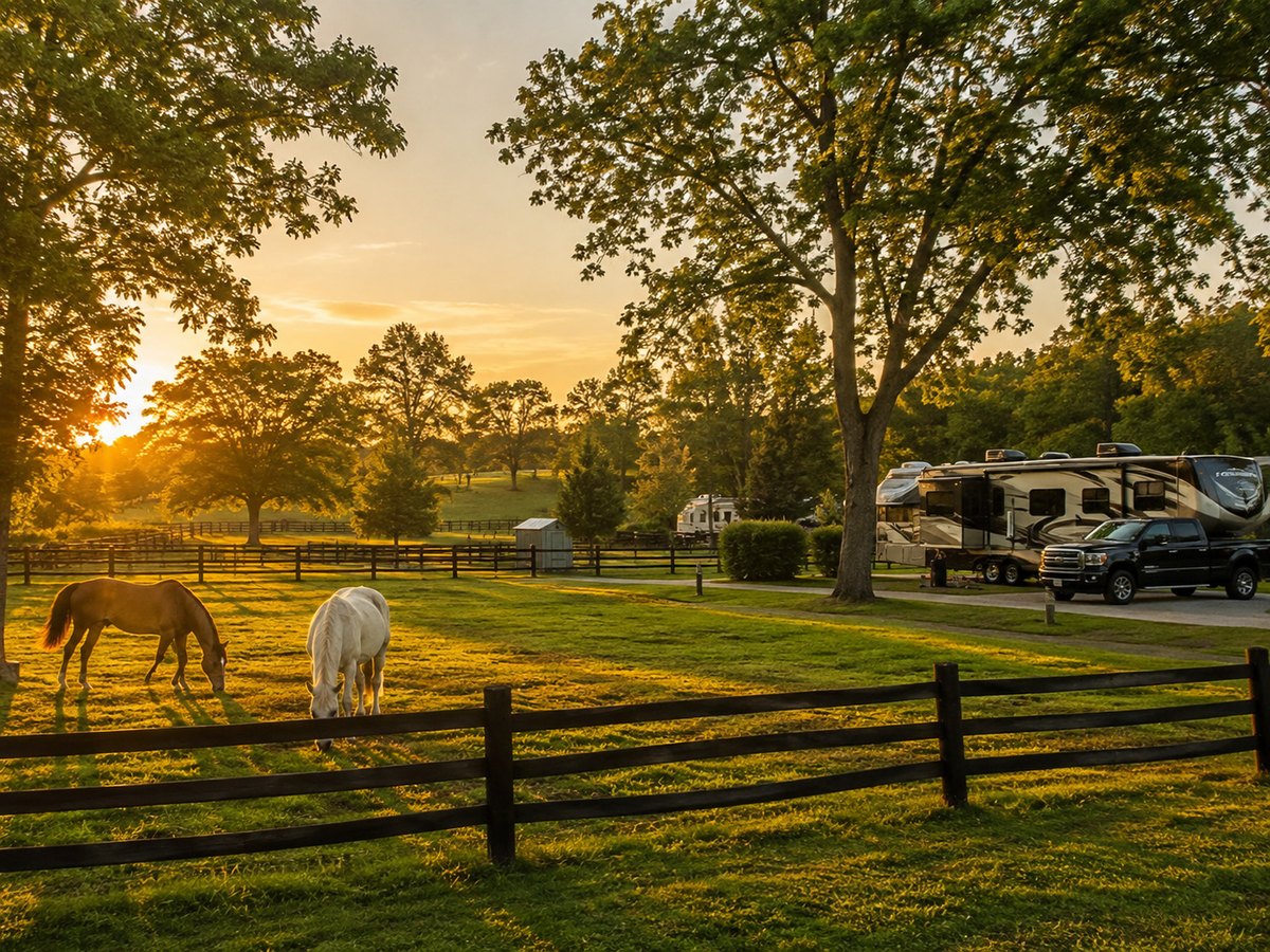 Bluegrass Trailside Camp equestrian property