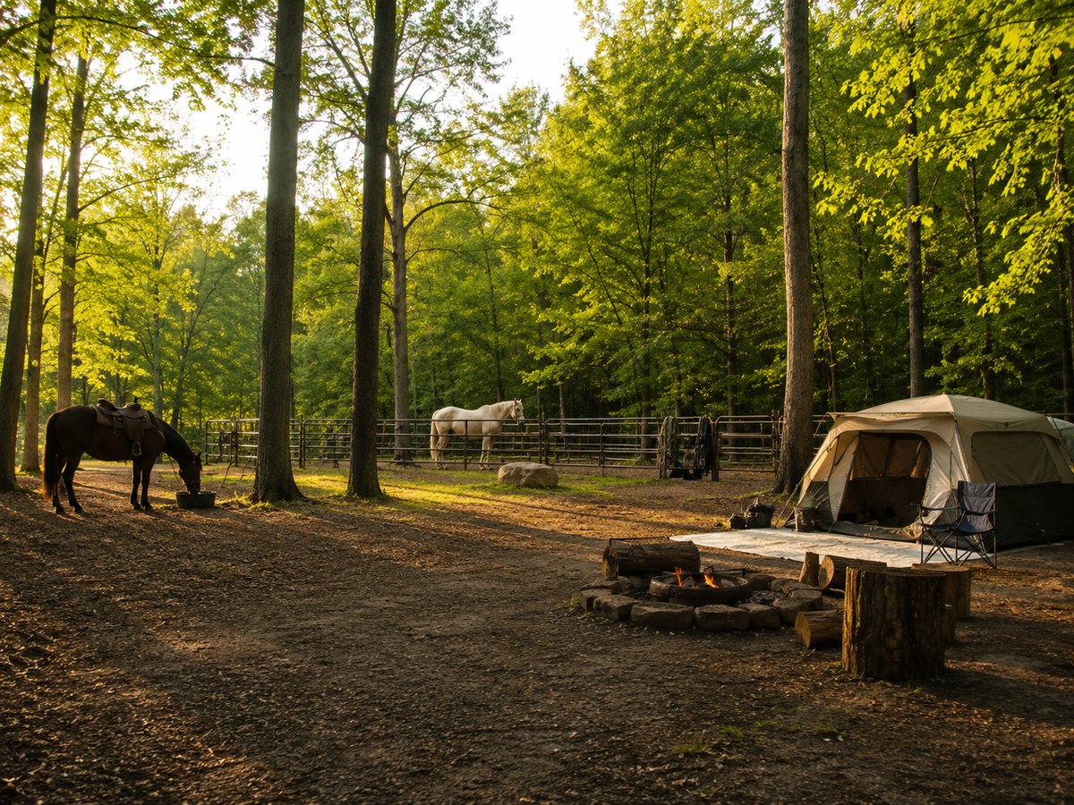 Big South Fork Basecamp equestrian property