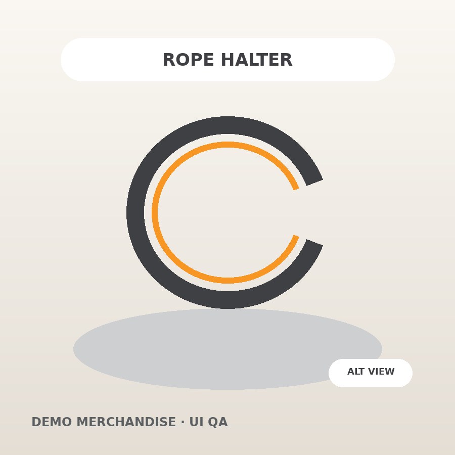 Ranch Rope Halter demo merchandise image