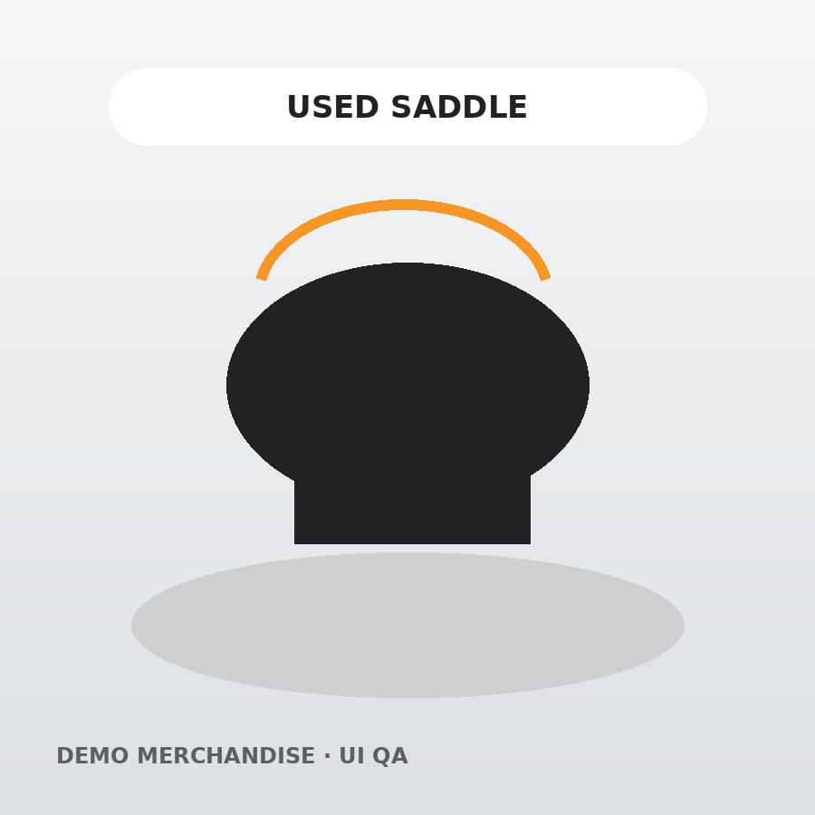 Used All-Purpose Saddle · 17 in