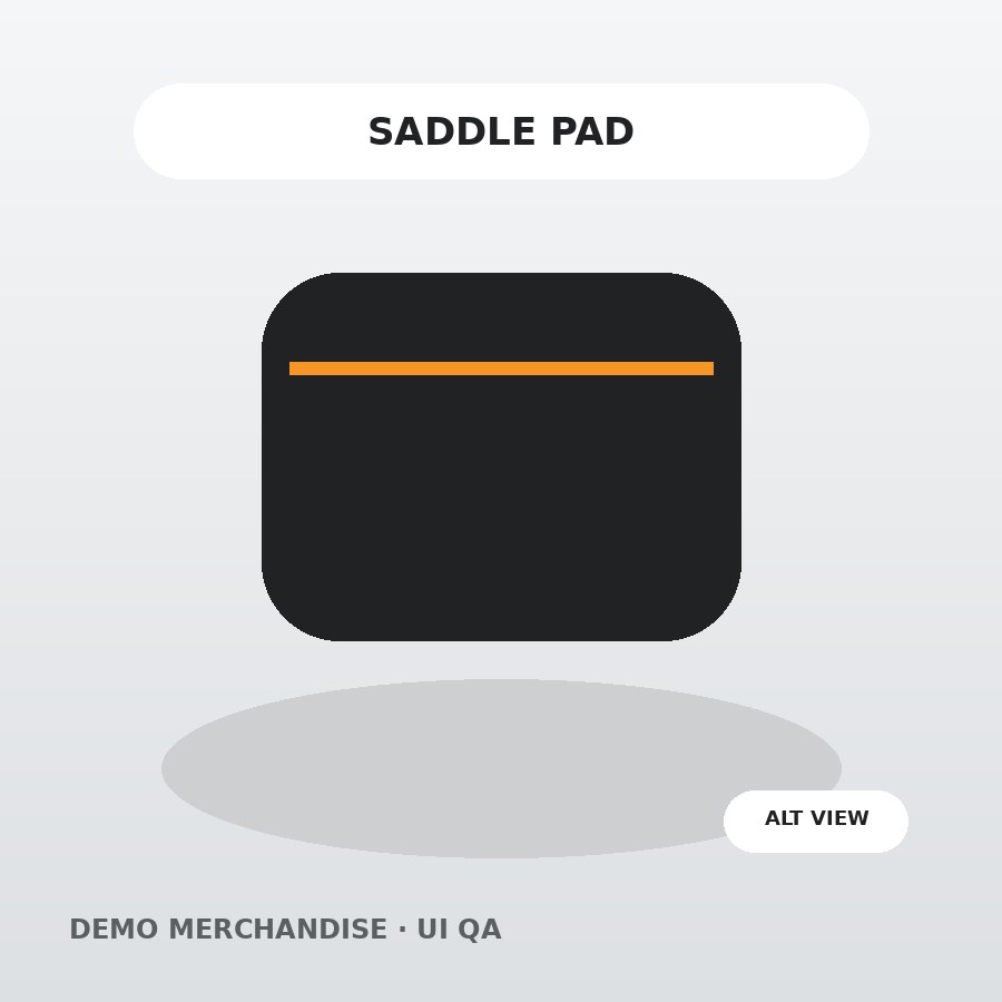 Contoured Trail Saddle Pad demo merchandise image